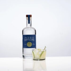 Product photography of gin