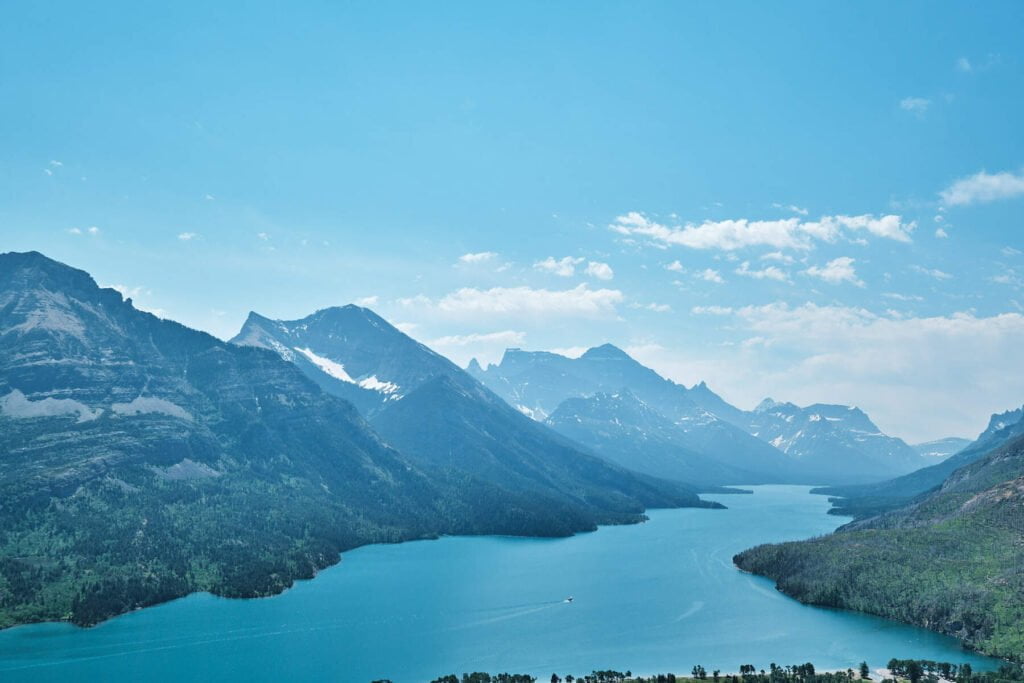 Waterton Lake from top of Bears Hump