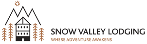snow valley lodging logo